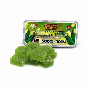 THC Gummy – High Dose – MG – Green Apple Candy