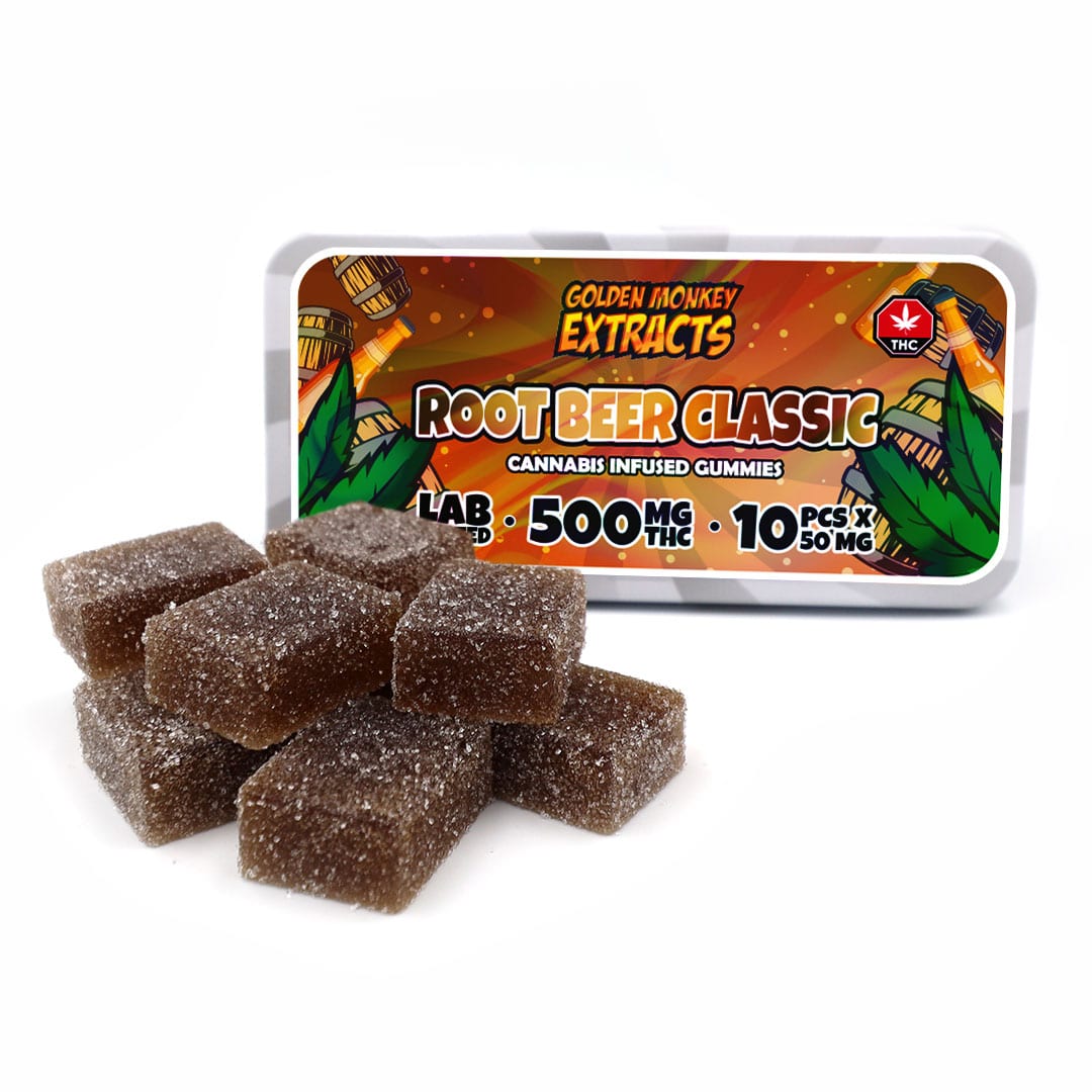 THC Gummy – High Dose – MG – Root Beer Classic THC Gummy – High Dose – MG – Root Beer Classic