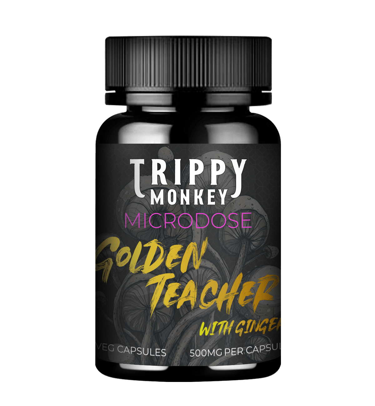 Trippy Monkey Microdose Capsules Golden Teacher ( x mg: pcs) Trippy Monkey Microdose Capsules Golden Teacher ( x mg: pcs)