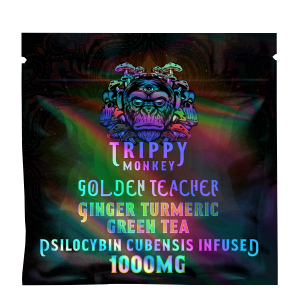 Trippy Monkey – Ginger Turmeric Green Tea ( MG : pcs)