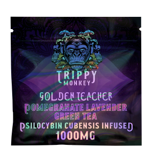 Trippy Monkey – Pomegranate Lavender Green Tea (MG : pcs)