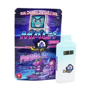 Sky High Extract – Dual Chamber Vape – MAC (Hybrid) + Purple Urkle (Indica) – ( Grams + Grams)