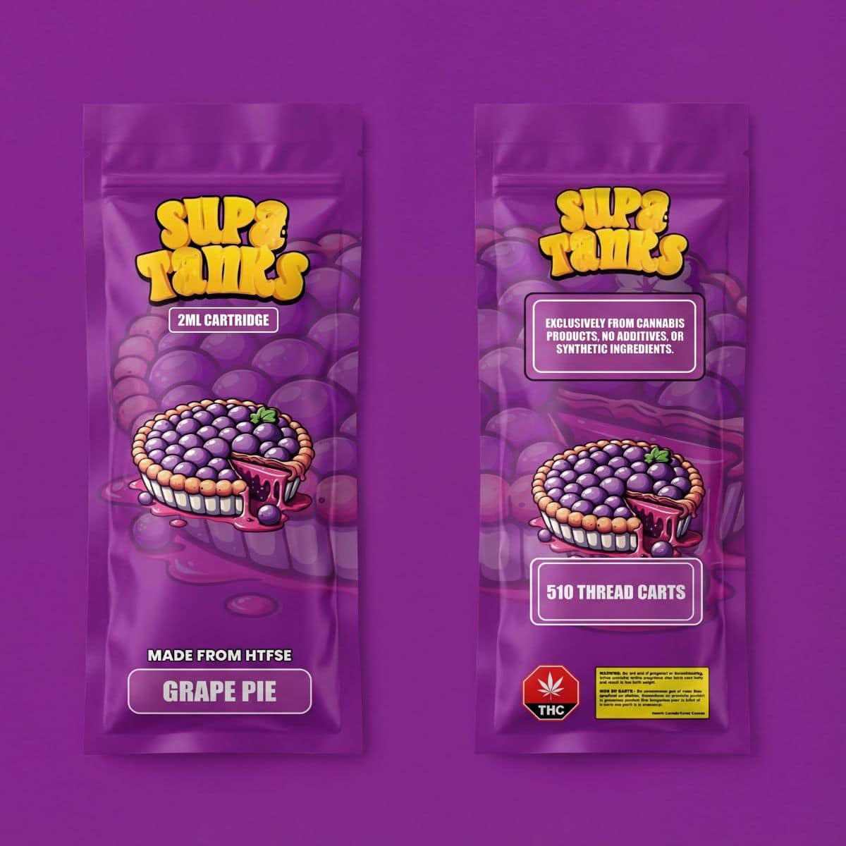 Grape Pie 2G Cartridge by SupaTank