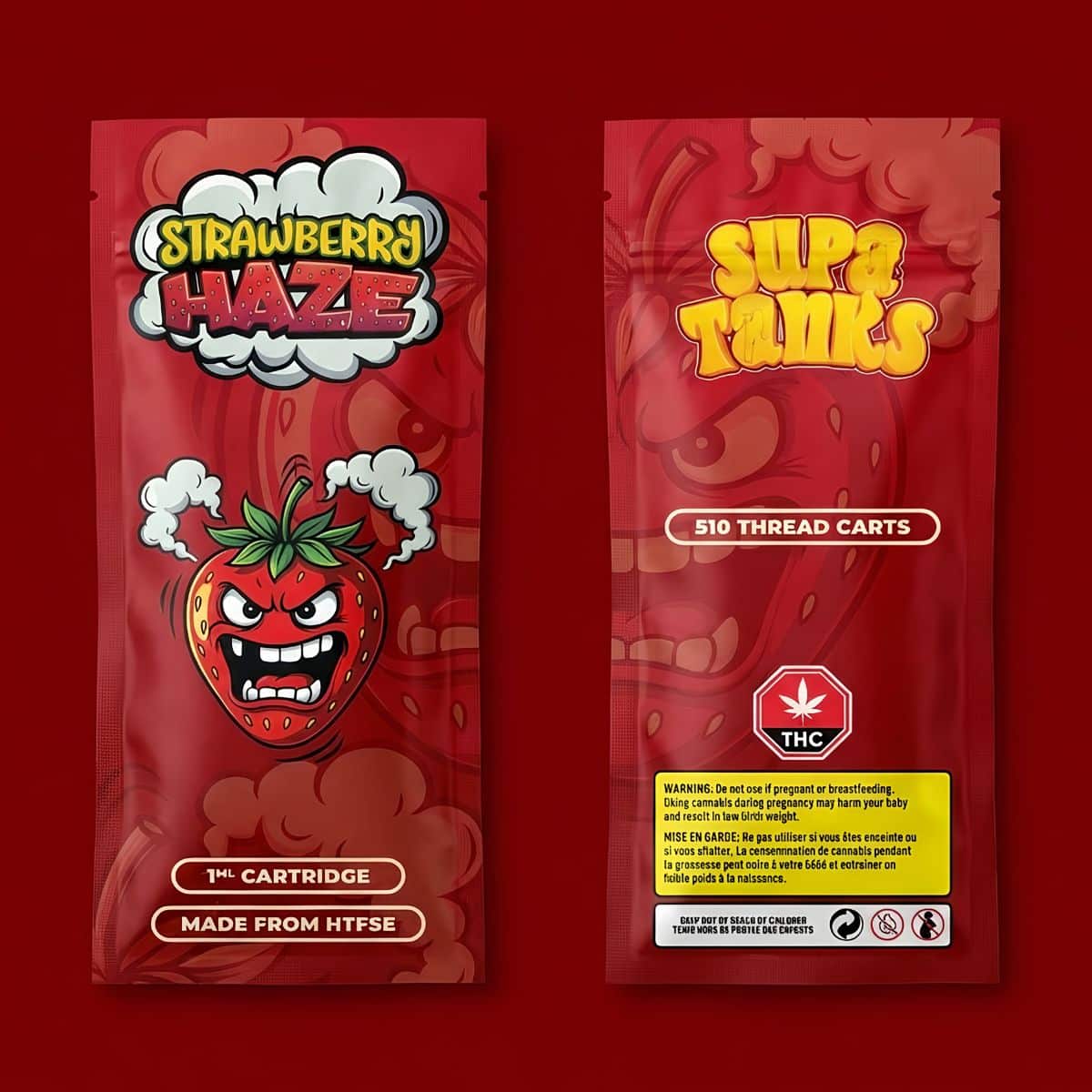 Strawberry Haze 1G Cartridge by SupaTank Strawberry Haze 1G Cartridge by SupaTank